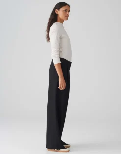Wide Leg Pants Mariena Zwart Online Bestellen*OPUS Online