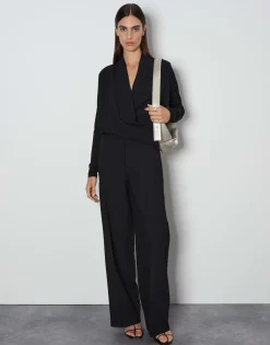 Wikkelshirt Kyleen Zwart Online Bestellen*OPUS Flash Sale