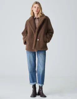 Winterjas Heverly Bruin Online Bestellen*OPUS Clearance