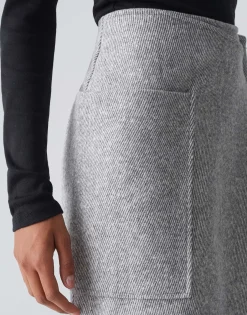 Wollen Rok Roani Grijs Online Bestellen*OPUS Hot